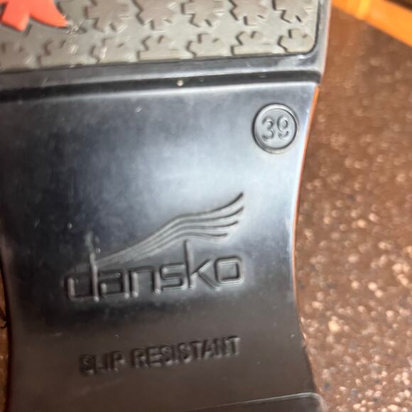 Dansko Professional Nurse Clog Work Shoes Black EUR 39 US 8.5-9 mule slide shoe - Picture 4 of 10